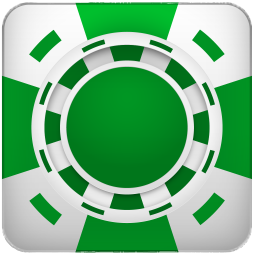 Green Square Poker Chip